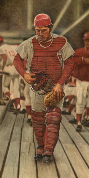 Johnny Bench - Moore Bench - (Fine Art Giclée Canvas)