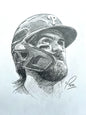 Bryce Harper graphite sketch