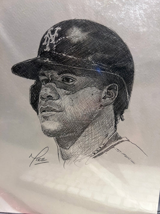 Juan Soto graphite sketch