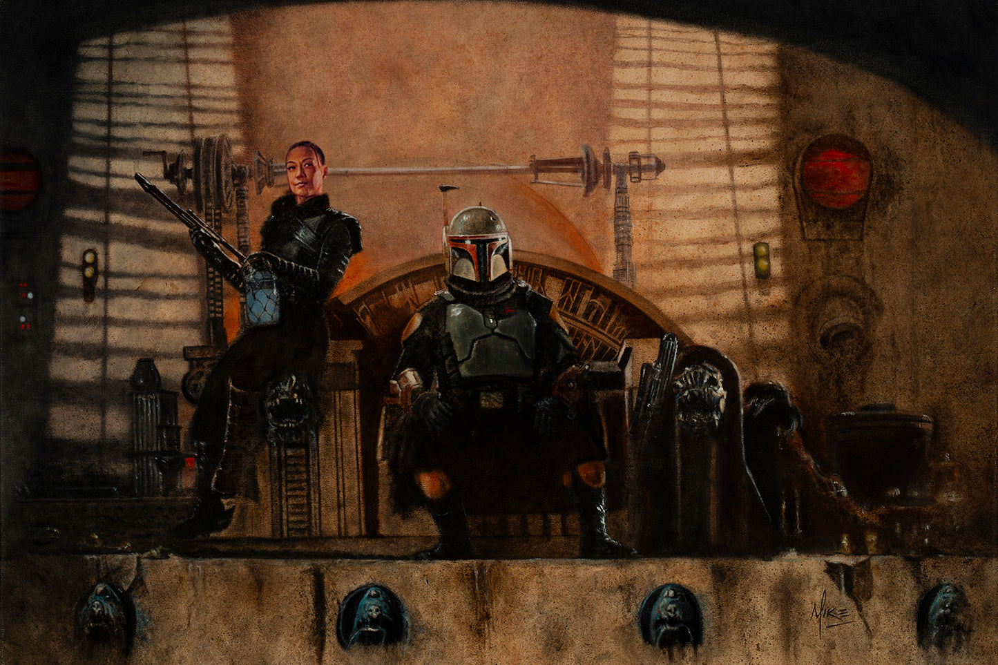 "Thought You Were Dead" -  Boba Fett and Fennec Shand - Lucas Films