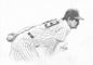 Ron Guidry graphite sketch