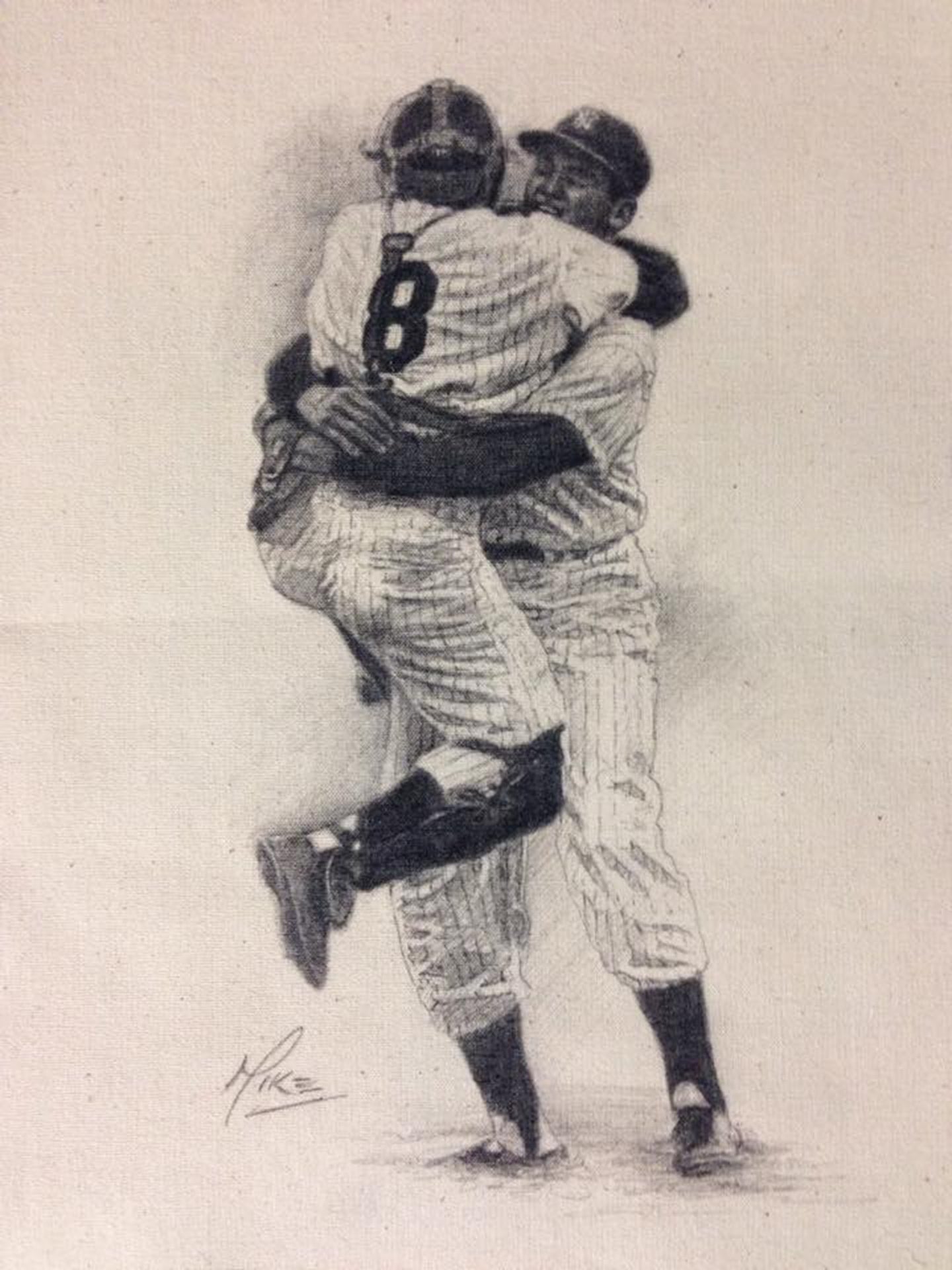 Don Larsen/Yogi Berra Perfect Game Original