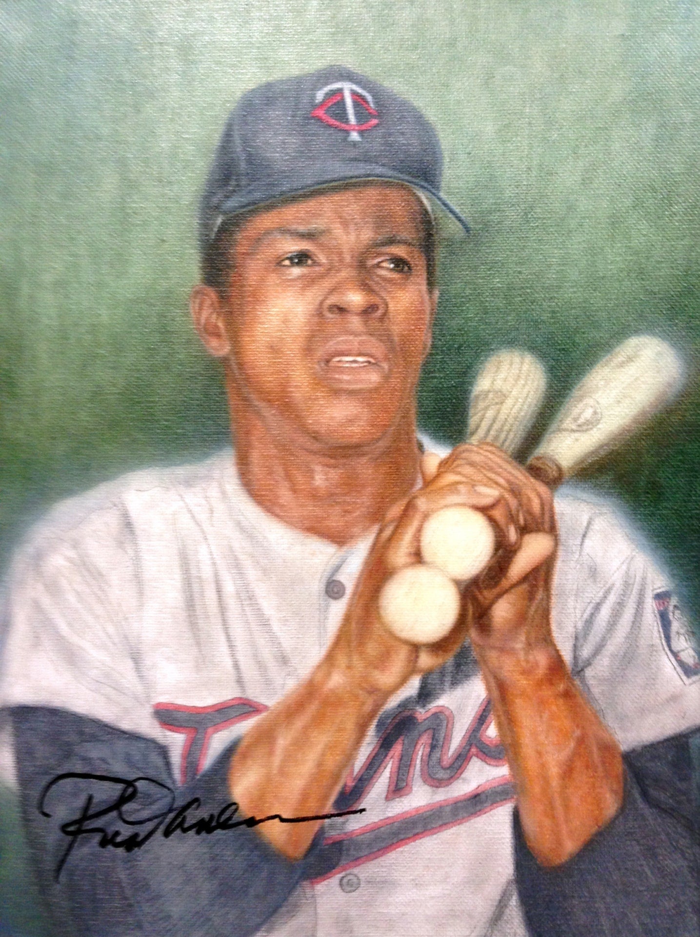 Rod Carew Signed Original