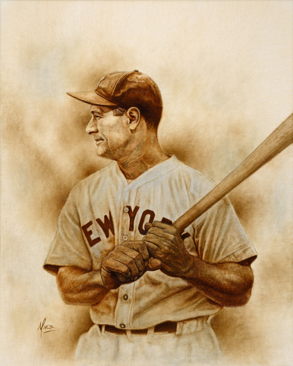 Lou Gehrig – The Art of Mike Kupka
